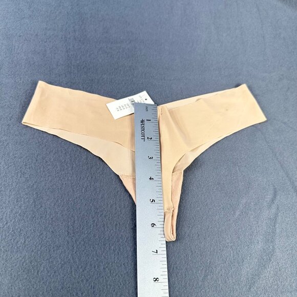 Airie Women's Size Small Panty Thong Tanga Beige New With Tags - Picture 9 of 9